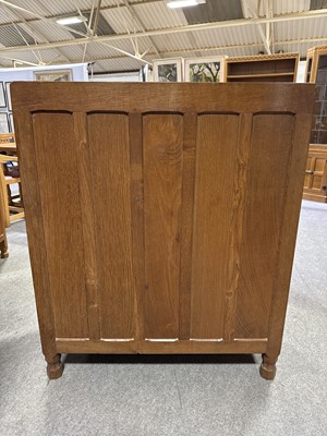 Lot 87 - Robert 'Mouseman' Thompson of Kilburn, an oak chest of drawers