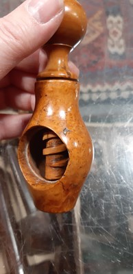 Lot 115 - Treen nut crackers