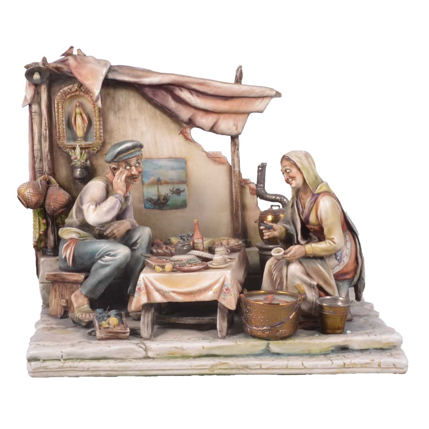 Lot 6 - Capodimonte Happy Hearts by Borsato.