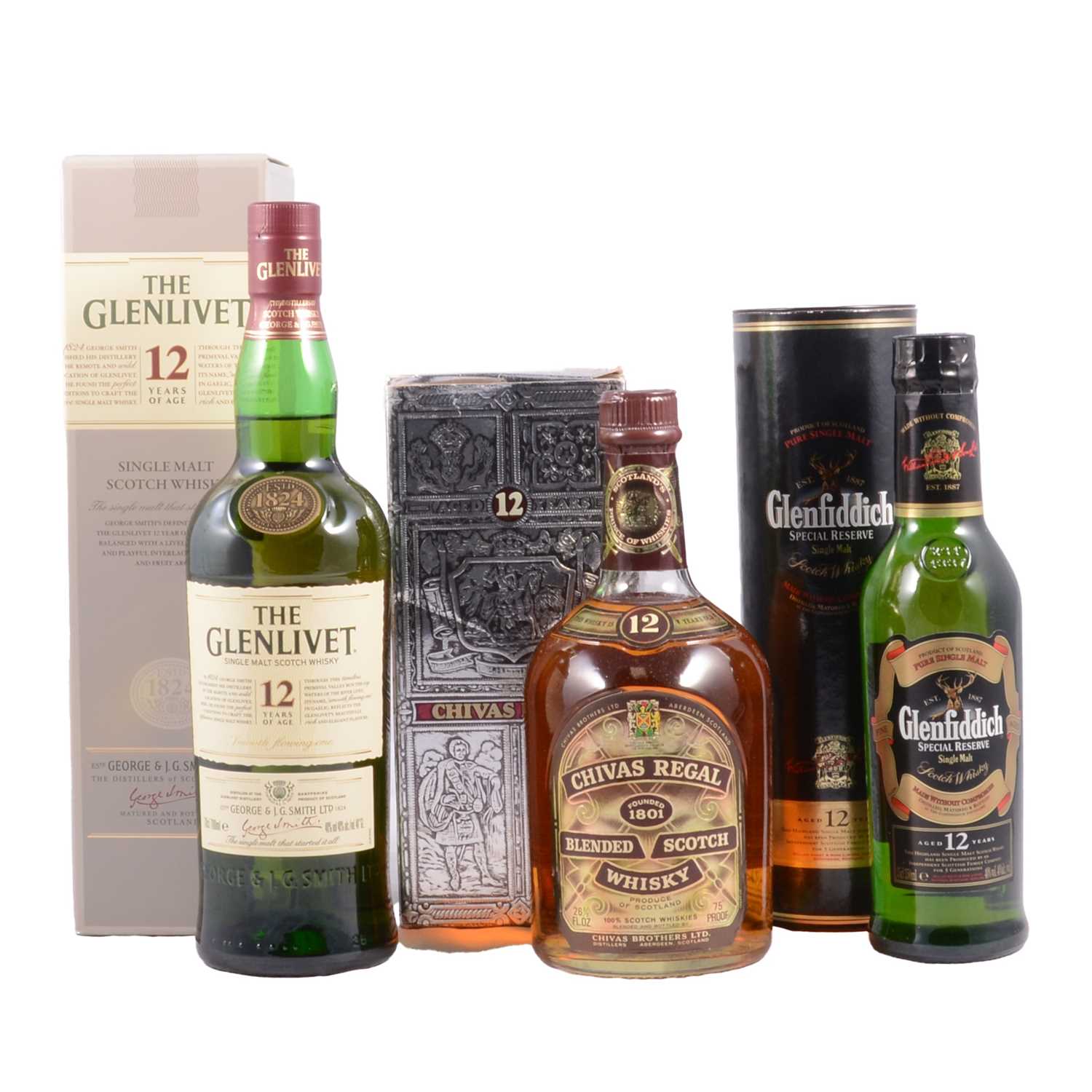 Lot 208 - Three assorted bottles of Scotch whisky