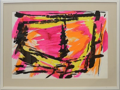 Lot 5 - William Gear (Scottish, 1915-1997), Untitled abstract