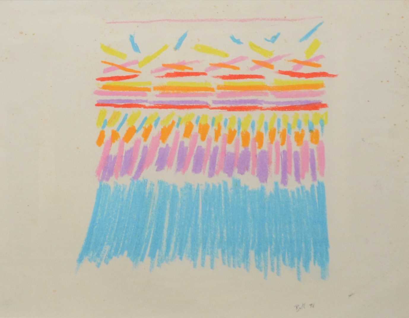 Lot 39 - Trevor Bell (British, 1930-2017), two abstract works