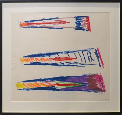 Lot 39 - Trevor Bell (British, 1930-2017), two abstract works