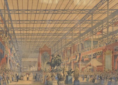 Lot 255 - The Great Industrial Exhibition of 1851 Crystal Palace, two prints