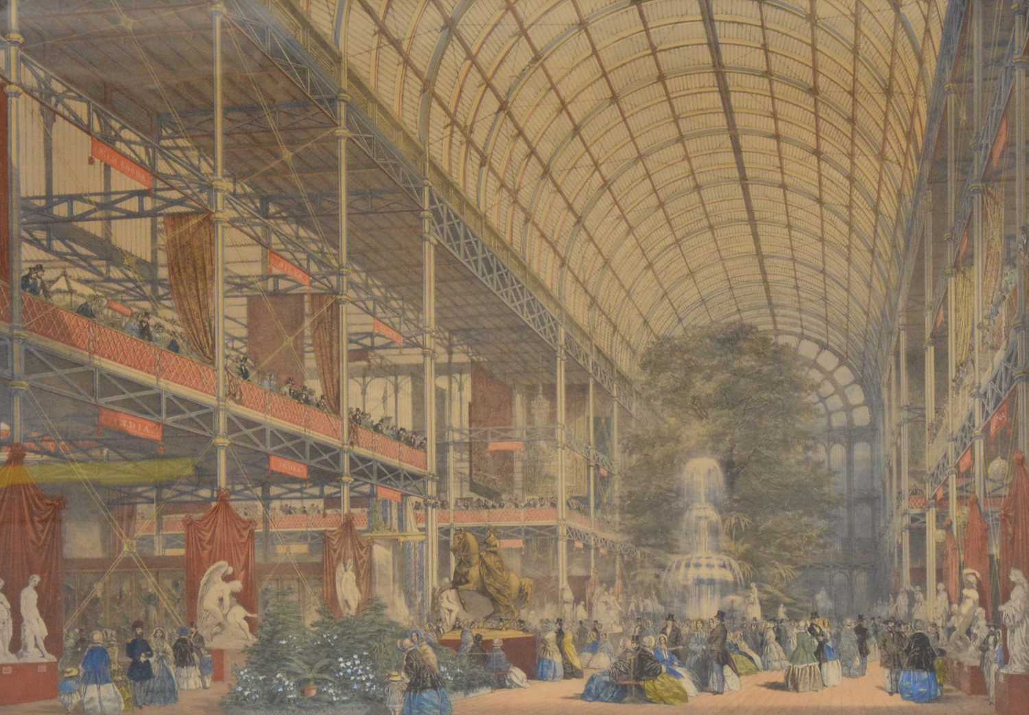 Lot 255 - The Great Industrial Exhibition of 1851 Crystal Palace, two prints