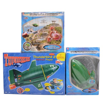 Lot 208 - Thunderbirds related toys and games