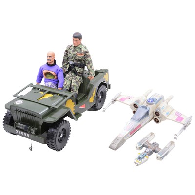 Lot 206 - Action figures: 1990s Action Man, Star Wars, and Transformers