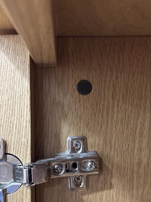Lot 59 - Modern blonde oak wardrobe, by Ercol