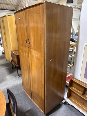 Lot 60 - Vintage 'Windsor' series wardrobe, by Ercol
