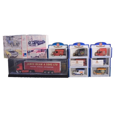 Lot 229 - Two trays of Corgi and Oxford Die-cast model vehicles