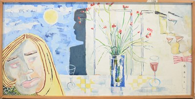 Lot 21 - Ronald Hamilton Moore, The Threat, 1985