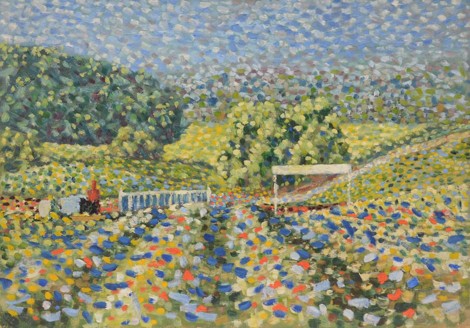 Lot 22 - Ronald Hamilton Moore, Gardens after Rain, 1939