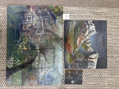 Lot 29 - Ronald Hamilton Moore, Landscape 1938, and five other abstract landscapes