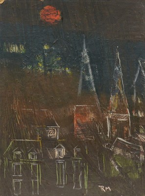 Lot 29 - Ronald Hamilton Moore, Landscape 1938, and five other abstract landscapes