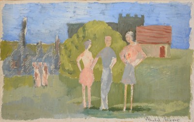 Lot 30 - Ronald Hamilton Moore, Snowstorm on the sea front, 1990, and eight other works