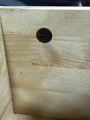 Lot 58 - Modern blonde oak chest of drawers, by Ercol