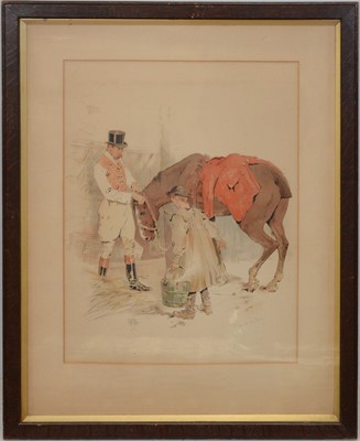 Lot 48 - After Frank Algernon Stewart, three equestrian prints