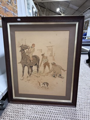 Lot 48 - After Frank Algernon Stewart, three equestrian prints
