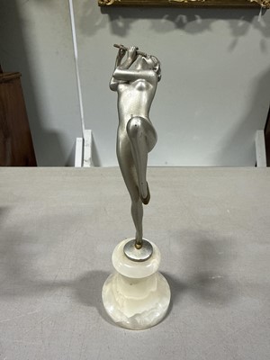 Lot 32 - Josef Lorenzl, an Art Deco figure of a Dancer with flute