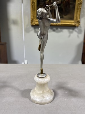 Lot 32 - Josef Lorenzl, an Art Deco figure of a Dancer with flute