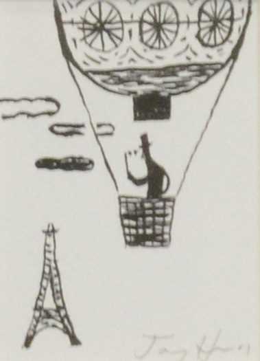 Lot 42 - Ten assorted drawings, prints, and limited editions