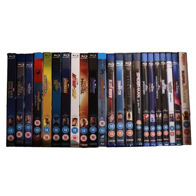 Lot 163 - A collection of MCU films, on DVD and Blu-ray