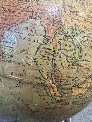 Lot 96 - George Philip & Son nine inch terrestrial globe