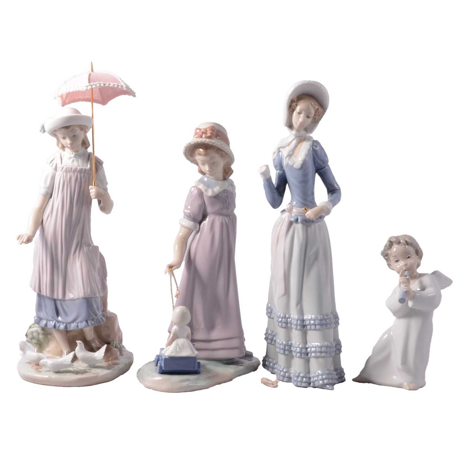 Lot 25 - Lladro, four figurines