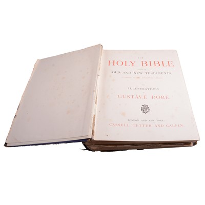 Lot 136 - Holy Bible, illustrated by Gustave Dore