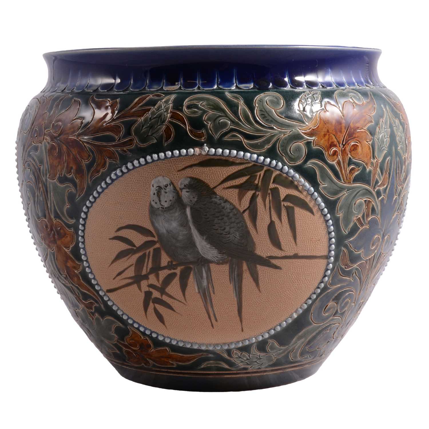 Lot 7 - Florence Barlow Doulton stoneware jardiniere