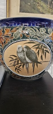 Lot 7 - Florence Barlow Doulton stoneware jardiniere