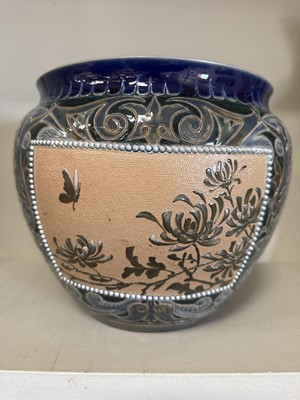 Lot 7 - Florence Barlow Doulton stoneware jardiniere