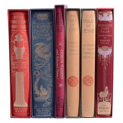 Lot 116 - The Folio Society - six titles including Grimm's Fairy Tales