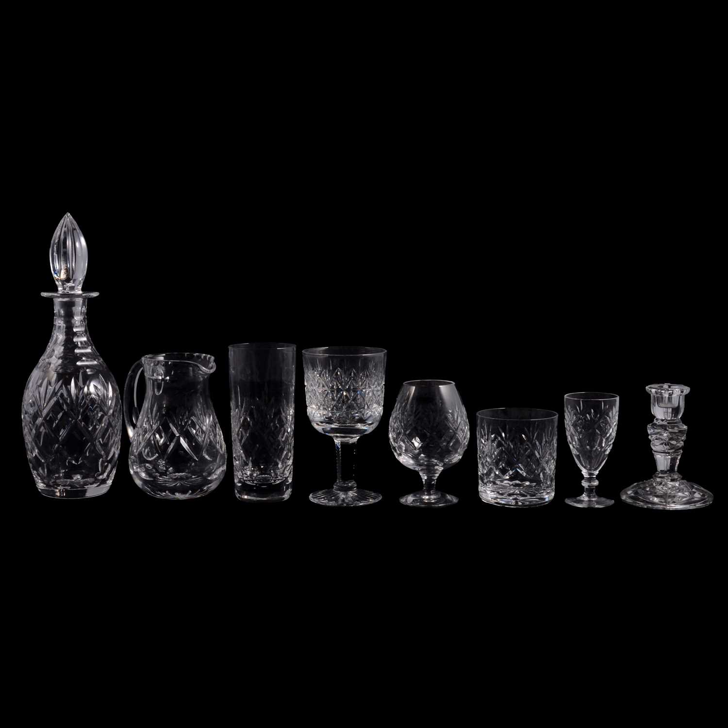 Lot 58 - Collection of cut glass