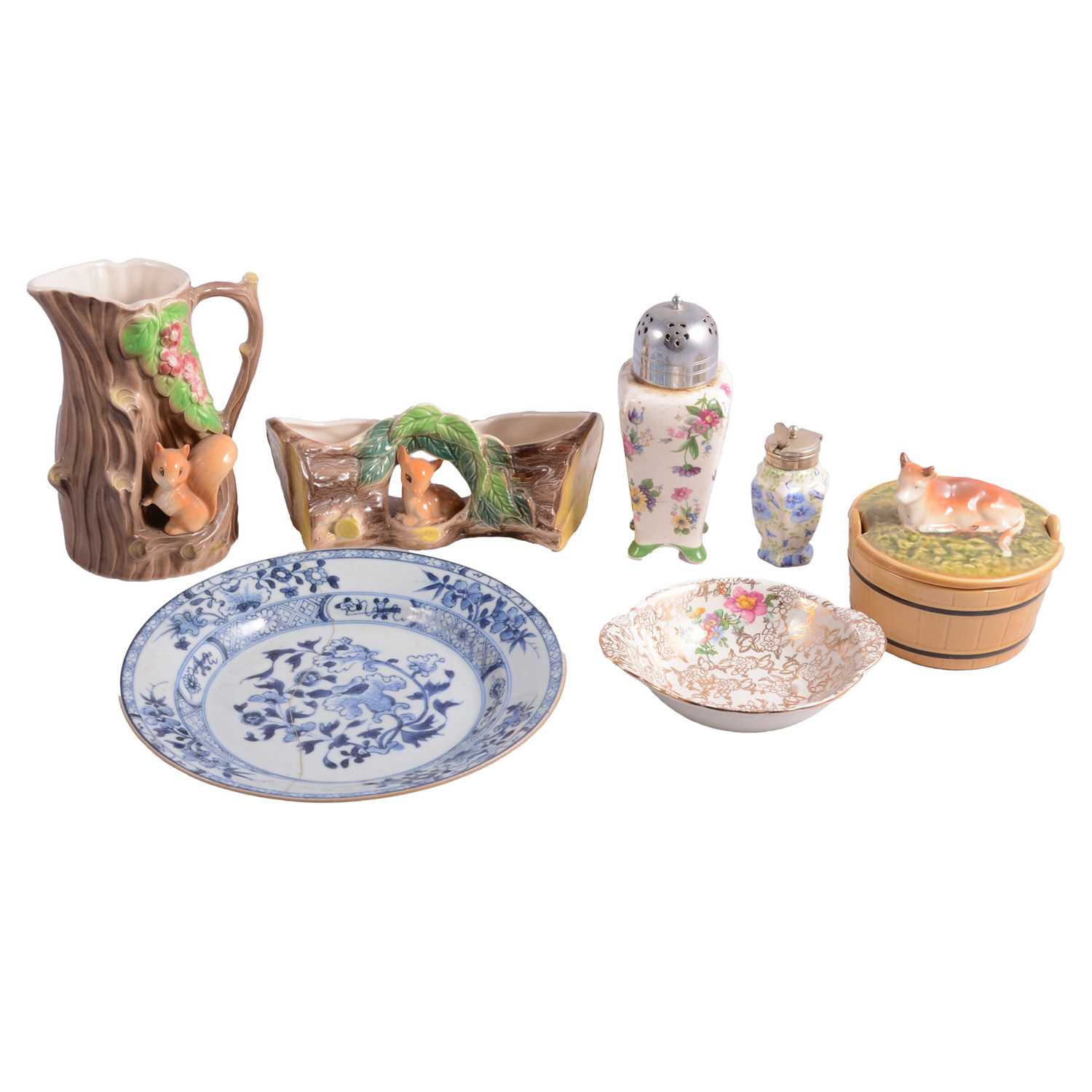 Lot 46 - Three boxes of ceramics, glass and miscellany