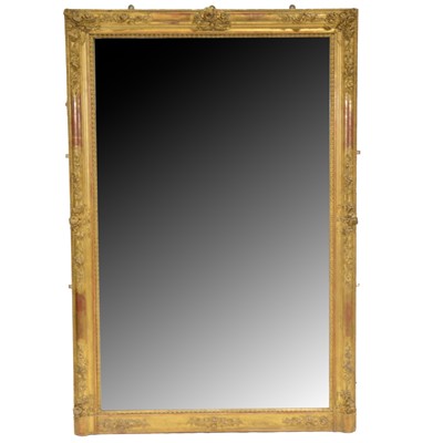 Lot 352 - Gilt frame wall mirror