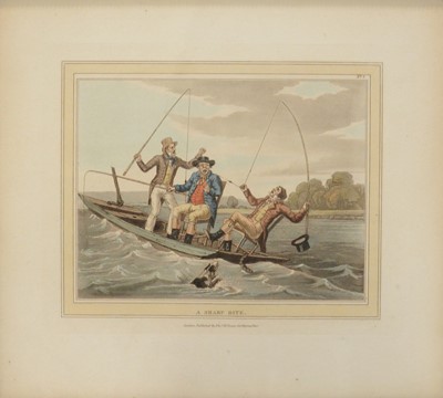 Lot 240 - Four 19th-century colour plates relating to Fly Fishing