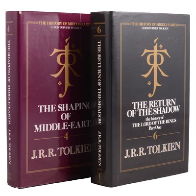 Lot 114 - J R R Tolkien/ Christopher Tolkien, The History of Middle-Earth, vol 4 and 6