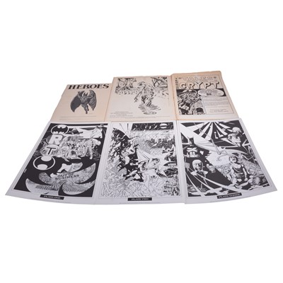 Lot 165 - Small quantity of comic artwork/ publications