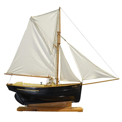 Lot 248 - Large scratch-built model of a Bristol Channel Pilot Cutter