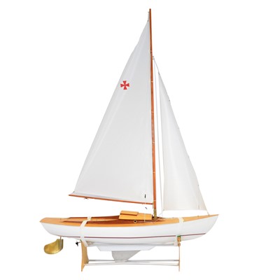 Lot 251 - Large scale model of a sailing dayboat, 'HANSAJOLLE'