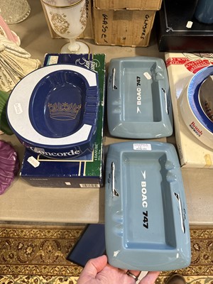 Lot 28 - Quantity of Airline branded ceramics, glassware, and other items