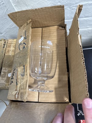Lot 28 - Quantity of Airline branded ceramics, glassware, and other items