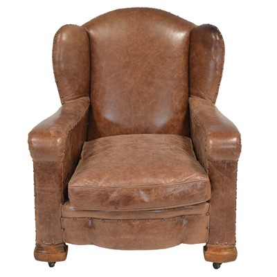 Lot 376 - Traditional easy chair