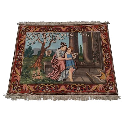 Lot 437 - Tabriz picture rug
