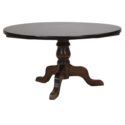 Lot 378 - Modern pine circular dining table