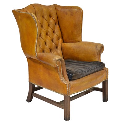 Lot 377 - Georgian style armchair