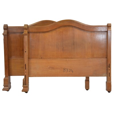 Lot 346 - French fruitwood bedstead