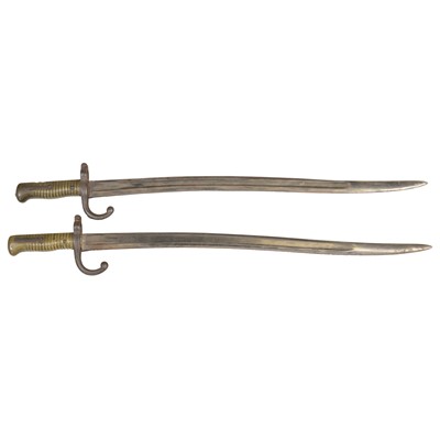 Lot 105 - Two French bayonets