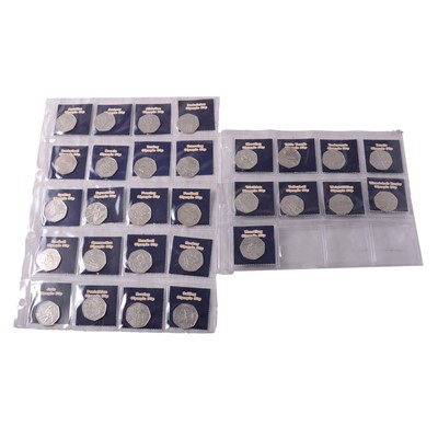 Lot 212 - Complete set of twenty-nine London Olympics 2012 50p coins, all circulated.
